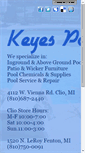 Mobile Screenshot of keyespools.com